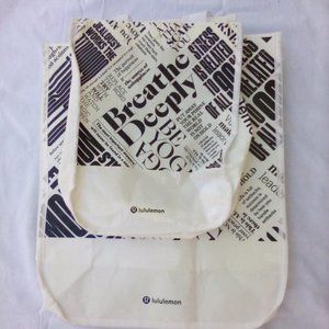 Lot of 2 Luluemon 20th Anniversary bags
